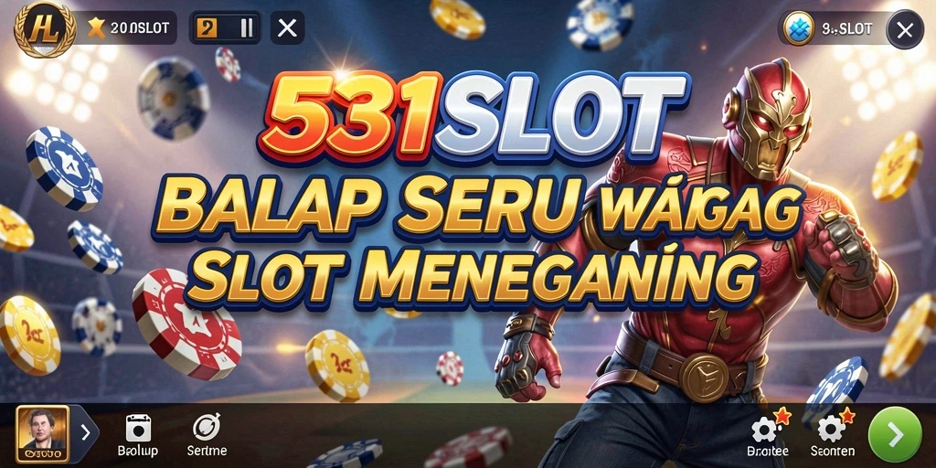 Tampilan gameplay menegangkan di <strong>531SLOT</strong> dengan balapan cepat dan slot.