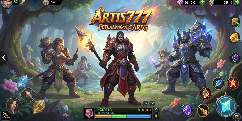 Tampilan aksi mendebarkan dalam ARTIS777 saat pertarungan berlangsung.
