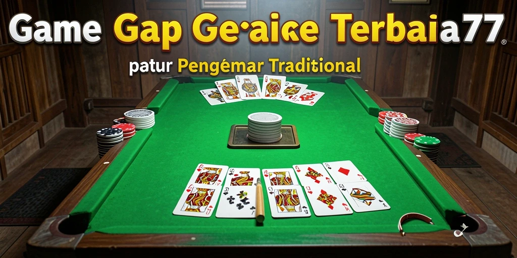 Tampilan gameplay Gaple yang menarik dan menantang.