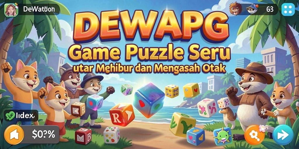Tampilan gameplay DEWAPG dengan tantangan puzzle yang menarik.