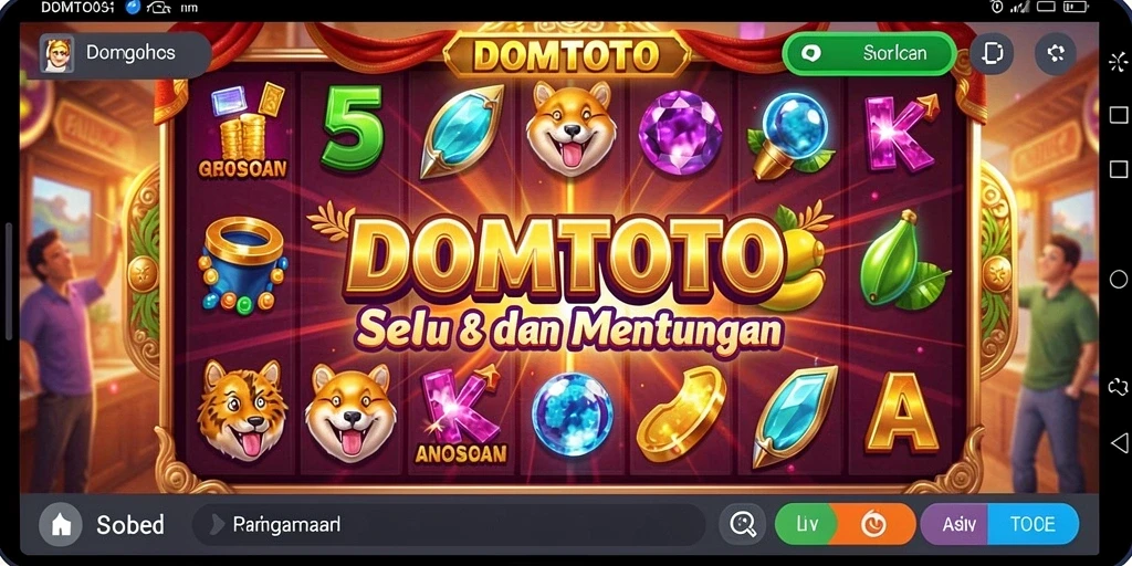 Tampilan gameplay Slot yang memukau dari DOMTOTO.
