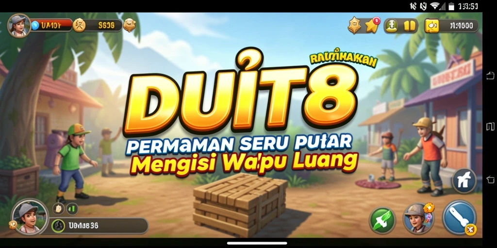 Tampilan gameplay seru DUIT8 yang menarik dan interaktif.