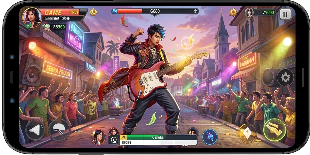 Tampilan gameplay G668 yang menarik dan interaktif.