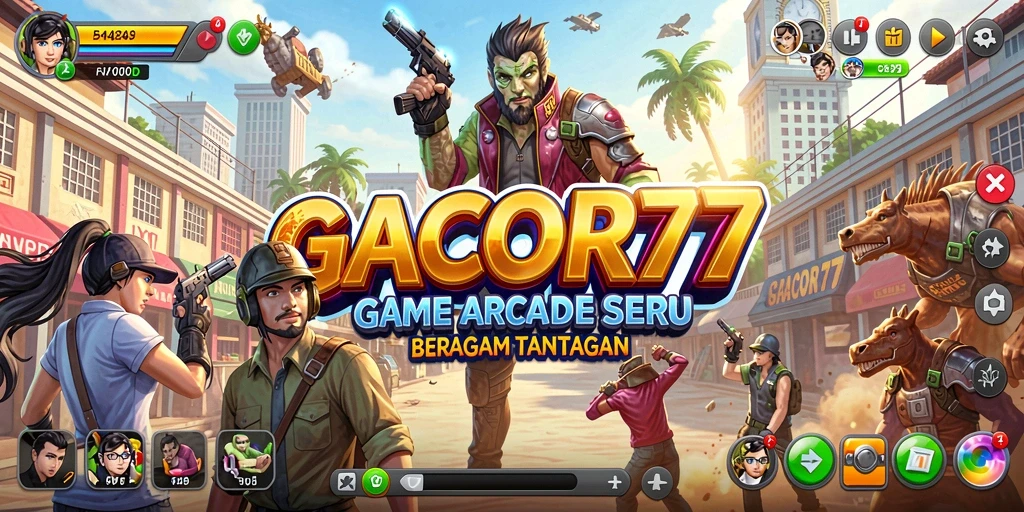 Cuplikan gameplay GACOR77 yang menampilkan aksi arcade yang seru.