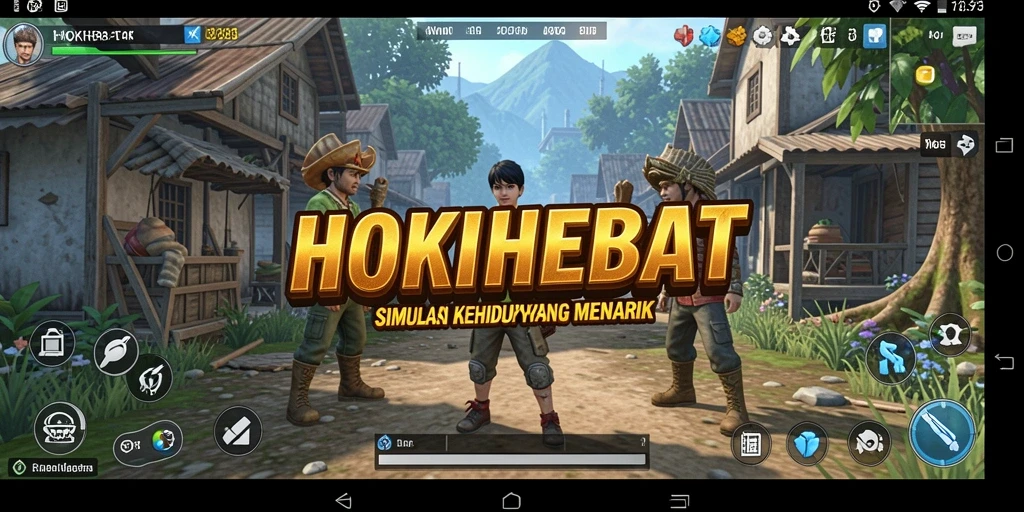 Tangkapan layar HOKIHEBAT menampilkan gameplay simulasi yang menarik.
