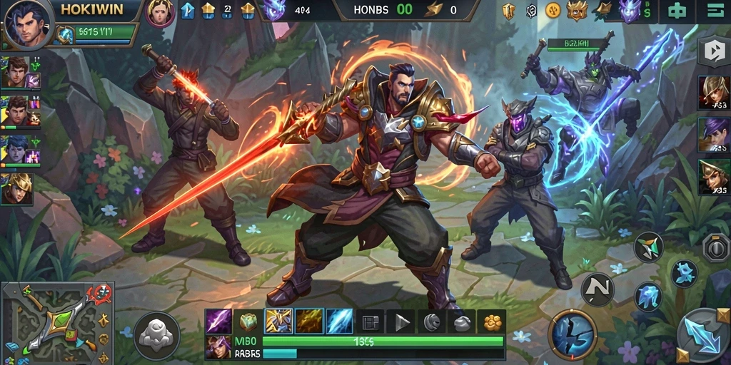 Tampilan menarik dari gameplay HOKIWIN yang seru dan kompetitif.