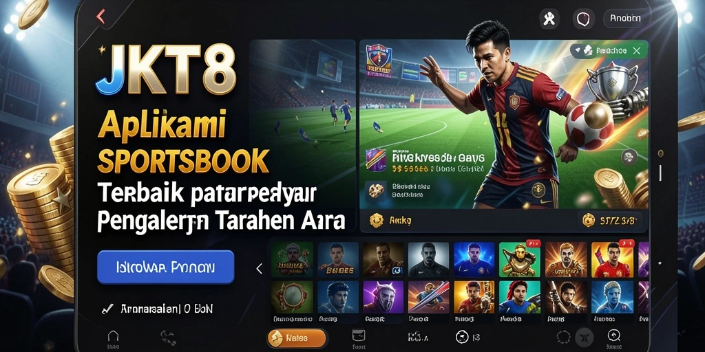 Tampilan gameplay menarik dari aplikasi Sportsbook JKT8.
