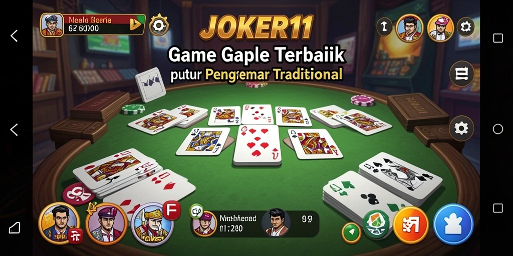 Tampilan gameplay seru dari JOKER11 dengan pemain yang berstrategi.