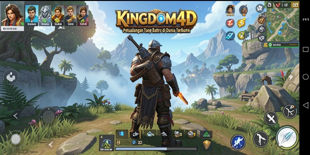 Tangkapan layar KINGDOM4D menampilkan visual memukau dan eksplorasi mendalam.