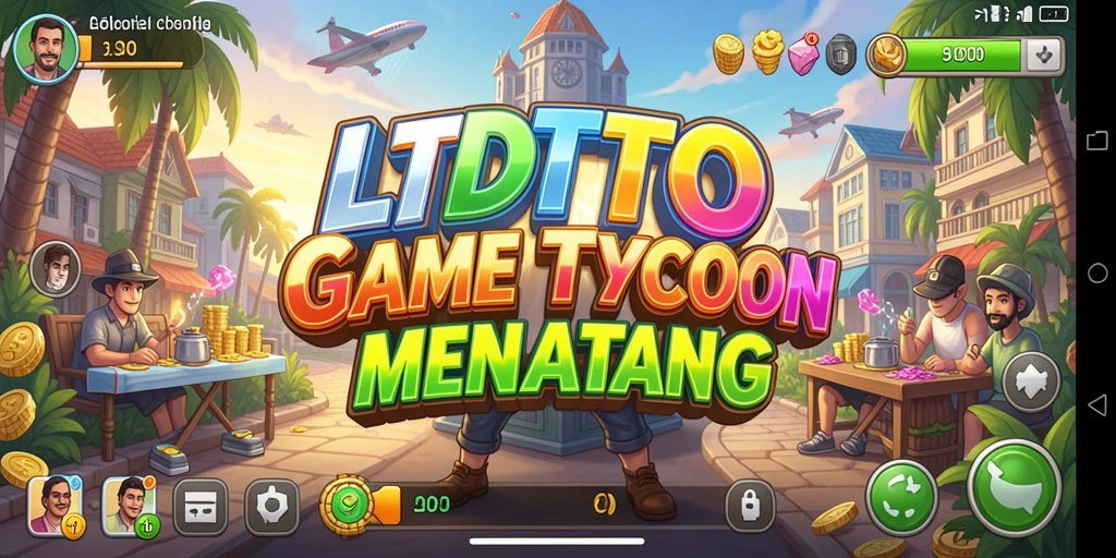 Tampilan gameplay LTDTOTO yang menarik saat membangun bisnis.