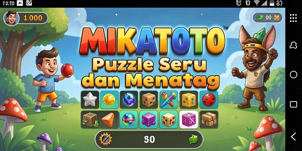 Gameplay seru MIKATOTO dengan teka-teki menantang.
