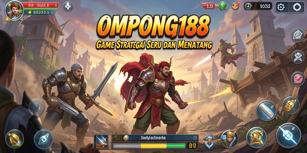 Tampilan dinamis dari OMPONG188 saat pemain bertempur dalam strategi cerdas.