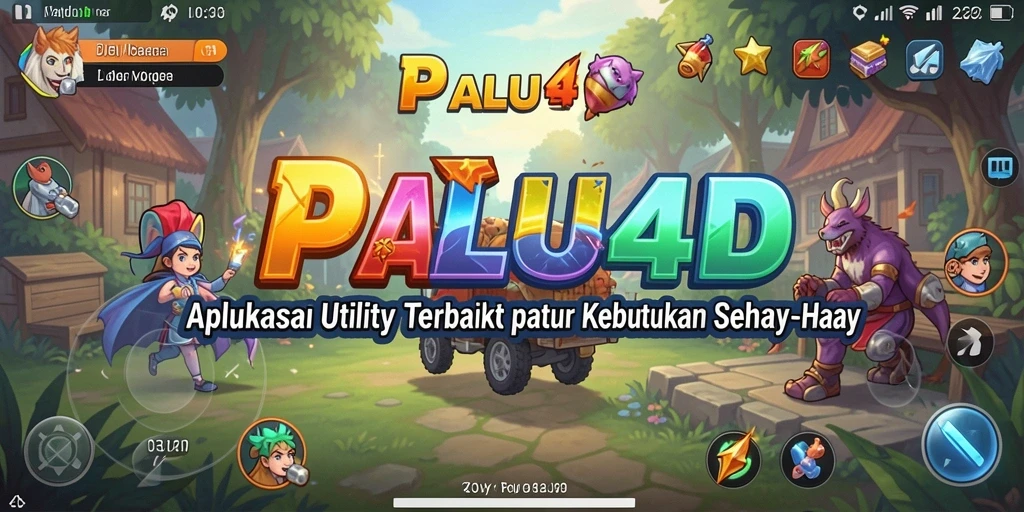 Tampilan screenshot PALU4D menampilkan antarmuka aplikasi Utility yang intuitif.
