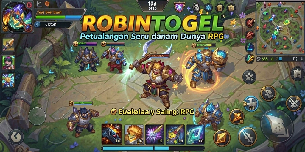 Gameplay menakjubkan di dunia RPG ROBINTOGEL.
