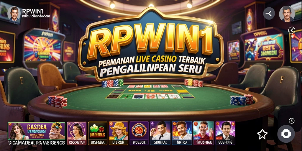 Menampilkan pengalaman bermain Live Casino dengan dealer langsung yang profesional.