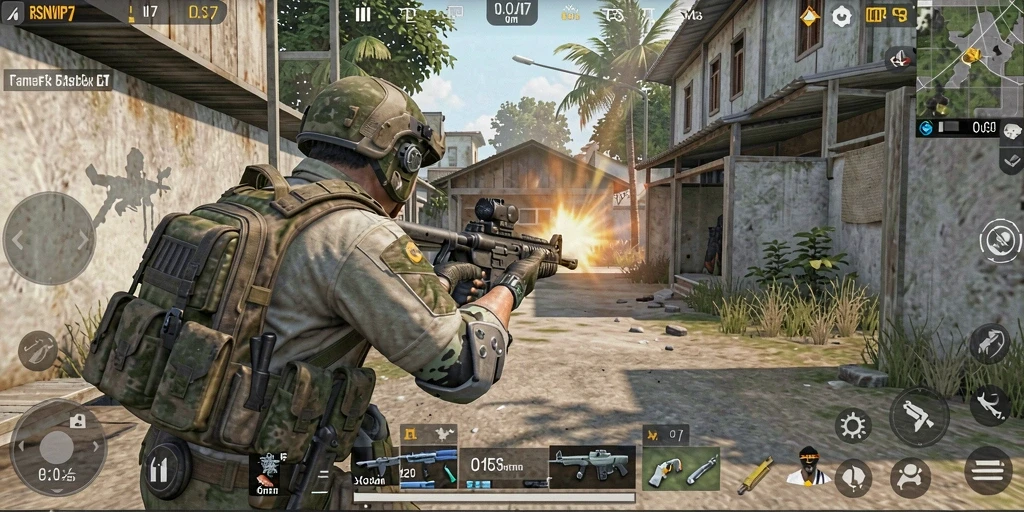 Tampilan aksi seru dalam gameplay RSNVIP7 yang menegangkan.
