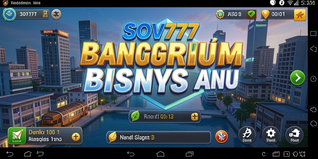 Tampilan strategi bisnis yang menarik di SOV777.