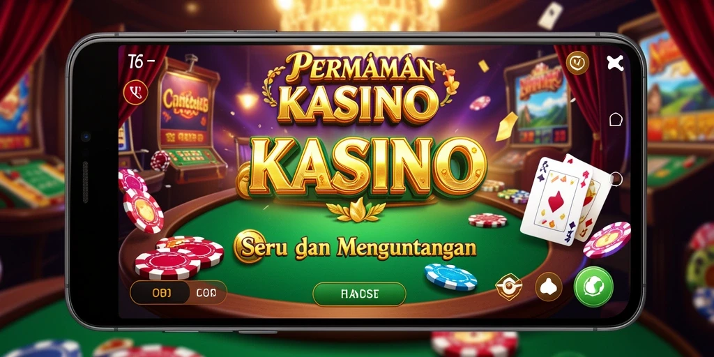 Tampilan aksi seru saat bermain T6 di dunia Kasino.