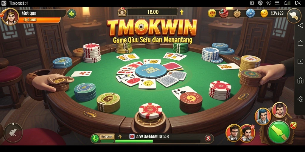 Tampilan gameplay QiuQiu yang seru dan menarik.